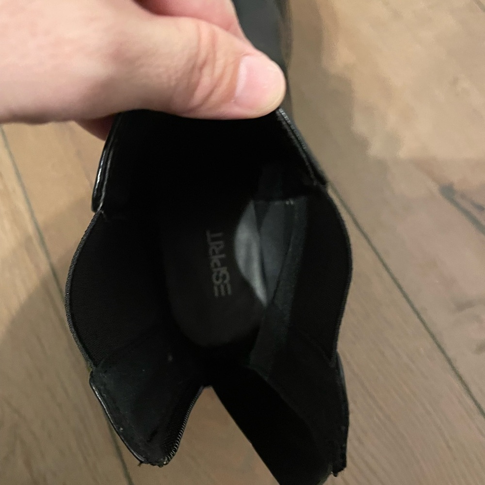 Espirit Sam Chelsea Black Ankle Boots - Picture 9 of 16